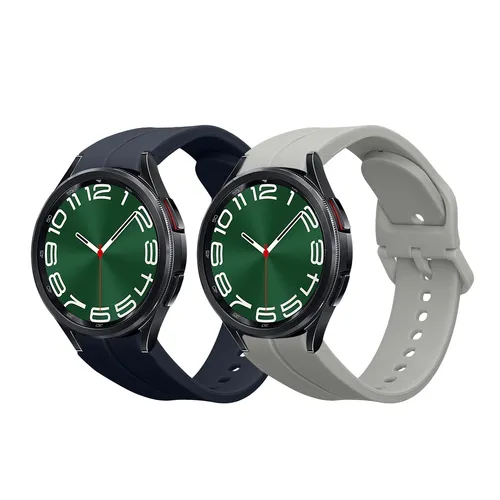 2x Sportarmband für Samsung Galaxy Watch 6 Watch 6 Classic Fitnesstracker