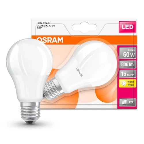 OSRAM E27 LED Glühlampe 8,5W