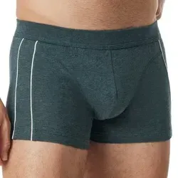 Schiesser Comfort Fit Short Türkis Baumwolle Medium Herren