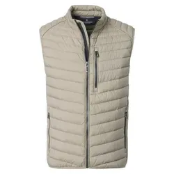 CASAMODA Herren Outdoor-Steppweste Stehkragen Zipper Beige XXL - Hochwertige CASAMODA Herren Outdoor-Steppweste mit Stehkragen und Reißverschluss. Ideal für Büro und Freizeit, wasser- und windabweisend, mit praktischen Taschen für den Alltag.