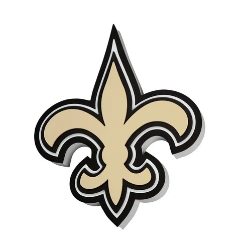 FanFave NFL New Orleans Saints 3D-Wandschild aus Schaumstoff - Sportfan Wandaufkleber, leicht und langlebig aus 2,5 cm dickem EVA-Schaum, ideal für die perfekte Wanddekoration in Spielzimmer und Mannhöhle.