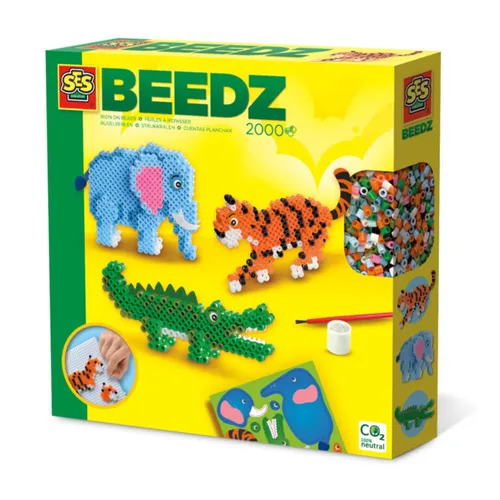 SES Creative Bügelperlen 2000 Safari-Tiere imposante 3D-Tiere erschaffen