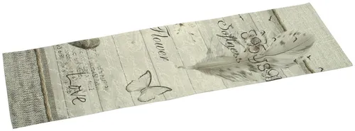 GO-DE Tischläufer 120x40 cm in braun von GO-DE