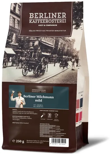 Berliner Kaffeeroesterei DE Berliner Milchmann mild 1010110