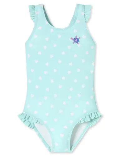 Schiesser Mädchen Aqua Kids Badeanzug, hellgrün von Schiesser