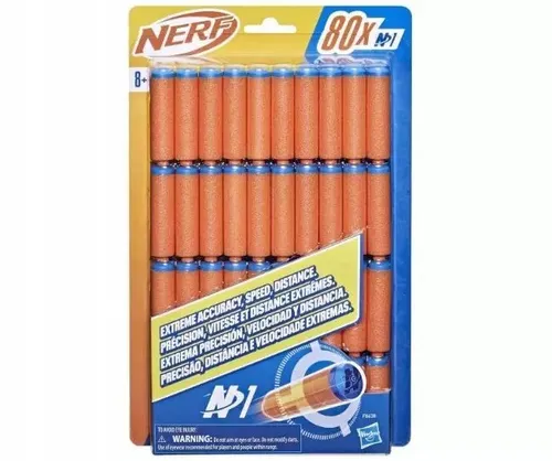NERF N Series N1-Darts 80x Nachfüllpack - Spiele & Spielzeug - 80 hochwertige Darts für endlosen Spielspaß und präzise Schüsse mit deiner Nerf-Blaster.