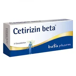 Cetirizin beta Filmtabletten 7 St
