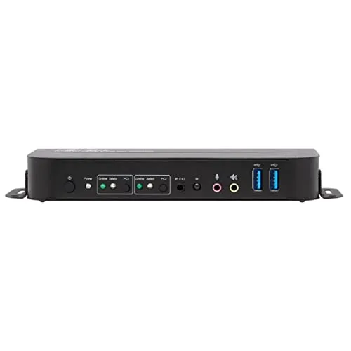 Eaton Tripp Lite 2-Port HDMI/USB KVM-Switch - 4K 60 Hz, HDR, HDCP 2.2, IR, USB-Freigabe, USB 3.0 Kabel (B005-HUA2-K)