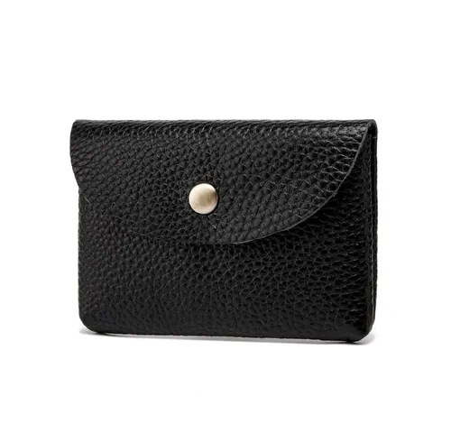 Fomax Kartenetui aus hochwertigem Echtleder, Kompakte Kartentasche für bis zu 20 Karten, Leicht, Handlich und Stilvoll