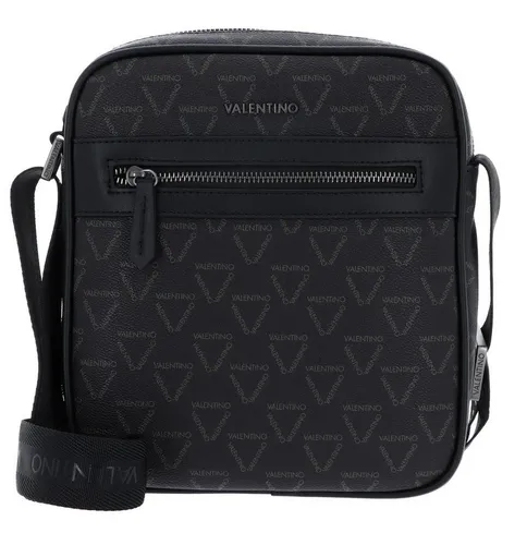 Valentino Delta Crossbody Bag Nero/Multicolor - Herren-Schultertaschen, ideal für den Alltag mit optimalem Format für Handy, Schlüssel und mehr. Maße: 22 x 25 x 8 cm.