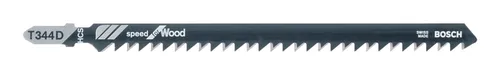 Bosch Zubehör T 344 D Speed for Wood Stichsägeblatt - 5er-Pack - 2608633A34 (5 Stück)