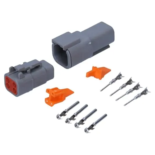 Produktbild KALI-1404 DEUTSCH DTM Steckverbinder Set 4 polig
