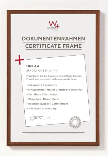 Walther KV130J New Lifestyle Kunststoffrahmen im Format 21 x 30 bronze