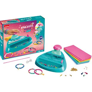 Maped CREATIV - 907406 Armband-Maschine HEISHI - Schmuckbastelset für Kinder: Die erste Maschine zur Herstellung von Heishi-Armbändern – fördert Kreativität und Geschicklichkeit! Ideal für Kinder ab 6 Jahren.