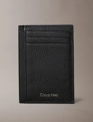 CALVIN KLEIN Herren Kartenhalter Folienprägung LV04D1061G, Schwarz - Eleganter Kartenhalter aus hochwertigem Material, perfekt für den stilvollen Auftritt und die sichere Aufbewahrung Ihrer Karten. Ideal für den täglichen Gebrauch.