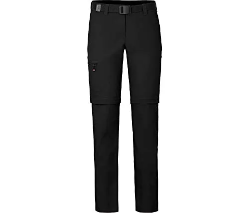 Bergson Bennett Zipp-Off | Damen Wanderhose, vielseitig, pflegeleicht, Black [900], 22 - Damen