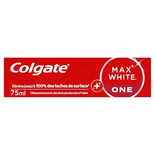 Produktbild COLGATE Zahnpasta White 1 Tint Max White One 75 ml – entfernt bis zu 100% der Oberflächenflecken