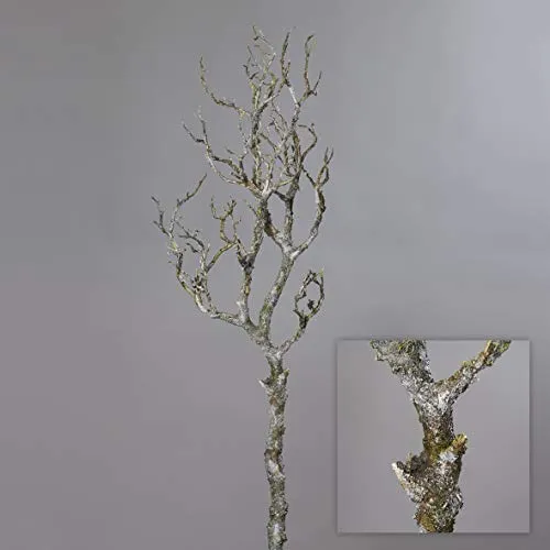 mucplants Künstlicher Dunkelbraun Dekozweig 90cm