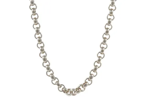 HOPLO Silberkette Silberkette Erbskette Länge 45cm - Breite 4,1mm - 925 Silber, Made in Germany