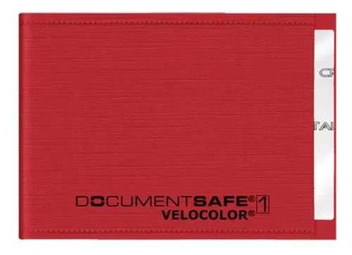 Veloflex Document Safe®1 VELOCOLOR®-Schutzhülle für 1 Karte hellrot