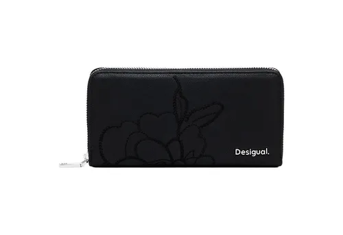 Desigual PU Long Bi-Fold Wallet, Black von Desigual