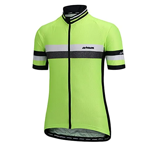 Airtracks Herren Fahrradtrikot Kurzarm Pro Line - Atmungsaktiv und Schnelltrocknend - Größe XL - Hochwertiges Radsport-Trikot für Herren mit aerodynamischer Passform, schnelltrocknendem Material und reflektierenden Details für optimale Sichtbarkeit und Komfort beim Radfahren.
