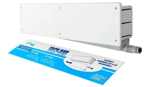 Rechteckiger Kondensatablaufkasten La Ventilazione weiß - FSPR65