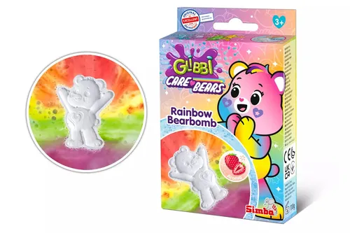 Glibbi Troskliwe misie tęczowa kula miś 595-3971 Simba Toys