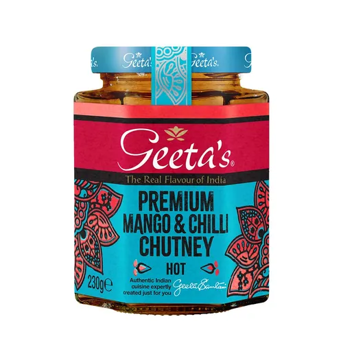 Geeta's Mango-Chilli Chutney 230g (13 EUR/kg) von Geeta's