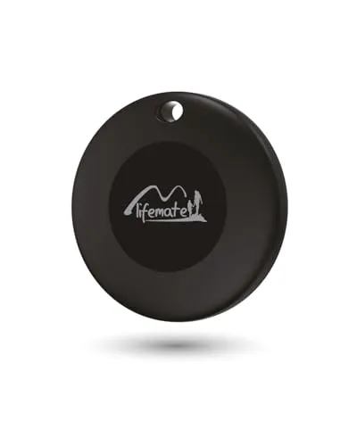 Lifemate Life Tag Duo Schlüsselfinder (1er Pack) Bluetooth Tracker Keyfinder kompatibel mit iOS & Android, für Apple „Wo ist?“ & Google „Mein Gerät Finden“, Smart Tag für Schlüssel, Tasche, Geldbörse
