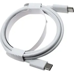 USB-C-auf-USB-C-Datenkabel Ladekabel kompatibel mit Google Phone 1m weiß - Weiß