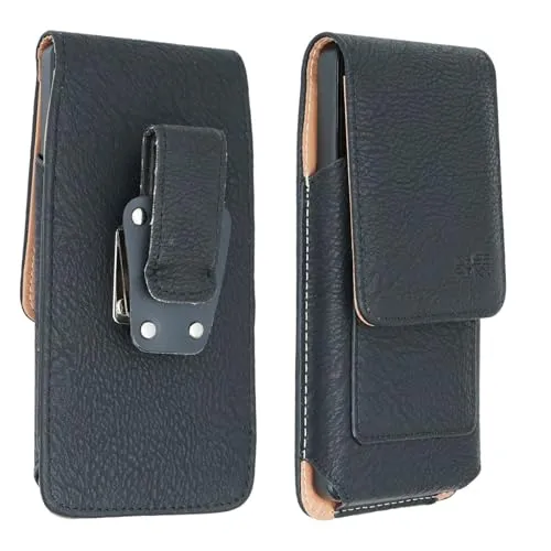 caseroxx Handy Outdoor Tasche passend für Gigaset GS6 / GS6 Pro schwarz mit abnehmbaren und drehbaren Gürtelclip