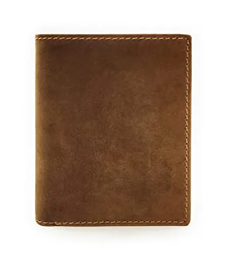 JOCKEY CLUB Geldbörse Portemonnaie aus echtem Leder - Hochwertige Geldbörse im Vintage-Look mit RFID-Schutz und durchdachter Innenaufteilung – ideal für Karten, Scheine und Dokumente.