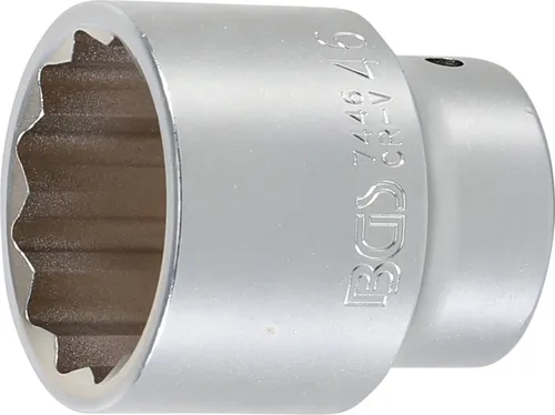 BGS Steckschlüssel-Einsatz Zwölfkant | Antrieb Innenvierkant 20 mm (3/4