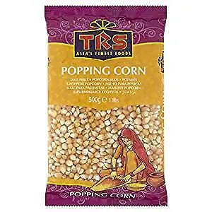 TRS Popcorn Mais 500 g leckere Mais Körner in der Pfanne selber machen Corn