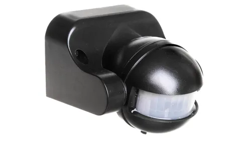 Czujnik ruchu 1200W 180 stopni IP44 czarny OR-CR-201/B Orno Group 5908235905150