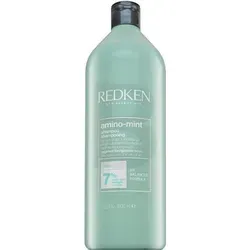 Redken Amino-Mint Shampoo 1000 ml - Reinigungsshampoo für fettige Kopfhaut - Shampoo für fettige Kopfhaut, mit Aminosäuren und erfrischender Minze. Reinigt gründlich, lindert Irritationen und sorgt für ein frisches Gefühl.