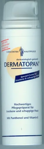 Dermatopan Creme 1 x 140ml - Hochwirksame Creme zur Hautpflege, ideal bei trockener und empfindlicher Haut, 35,00 EUR / 1Ltr.