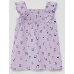 s.Oliver Minikleid Kleid Kleid aus Baumwollstretch lila 92 EU