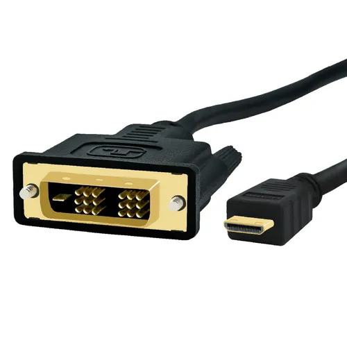 3m mini HDMI C / DVI-D Stecker 18+1 Kabel Adapterkabel Monitor PC High Speed