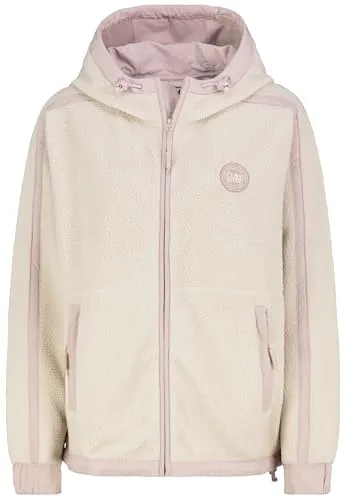 Sublevel Damen Fleece Kapuzenjacke Light Beige D20001M02793A1-L
