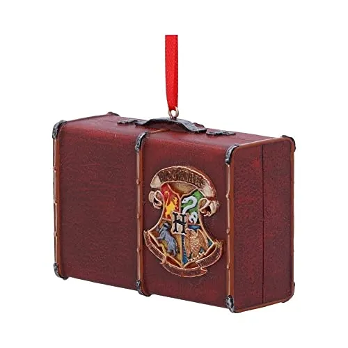 Nemesis Now Christbaumschmuck Harry Potter Christbaumanhänger Hogwarts Suitcase (1-tlg), Edle Christbaumanhänger aus Resin