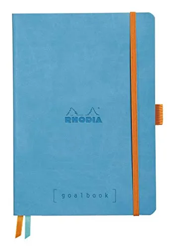 EXACOMPTA Einsteck-Fotoalbum Goalbook A5 120 Bl 90g - Fotoalbum im A5-Format, ideal zur Organisation von Notizen und Erinnerungen, punktkariert für kreative Gestaltung.