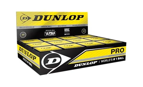 Dunlop Sports Squashbälle Pro doppelGelb von Dunlop Sports