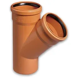 Kanalrohrsystem KG-Abzweig T-Stück 45° DN 250/125