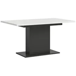 Esstisch ausziehbar Moritz, grau - Esstisch ausziehbar für 6-8 Personen, modernes Design in grau, bringt Natürlichkeit und Luxus in Ihr Zuhause.