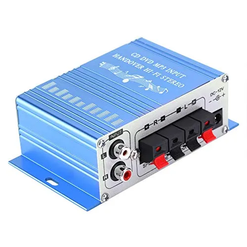12V Auto-Verstärker, 4-Kanal Stereo Verstärker mit USB MP3 FM SD DVD