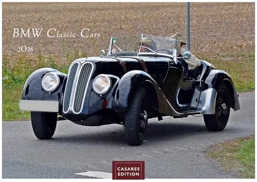 BMW Classic Cars Kalender 2026 – Wandkalender | Fotokalender Oldtimer 24x35cm - Hochwertiger Oldtimer Kalender.