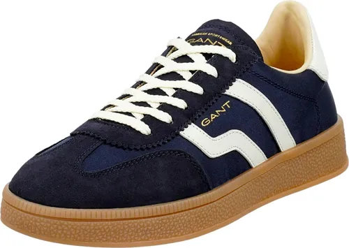 Gant Damen Sneaker Cuzima blau - Stylische Gant Damen Sneaker Cuzima in Dunkelblau aus Nylon und Rauleder. Mit komfortablem Leder-Wechselfußbett und rutschfester Gummisohle ideal für jeden Anlass.