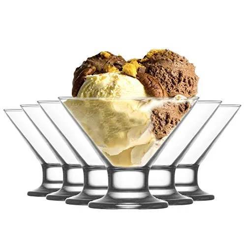 LAV Crema - Dessert-/Eisschalen aus Glas - 165 ml - 12 Eisschalen